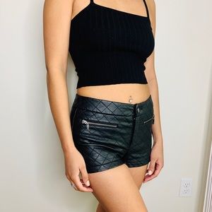 Black F21 shorts. Size XS